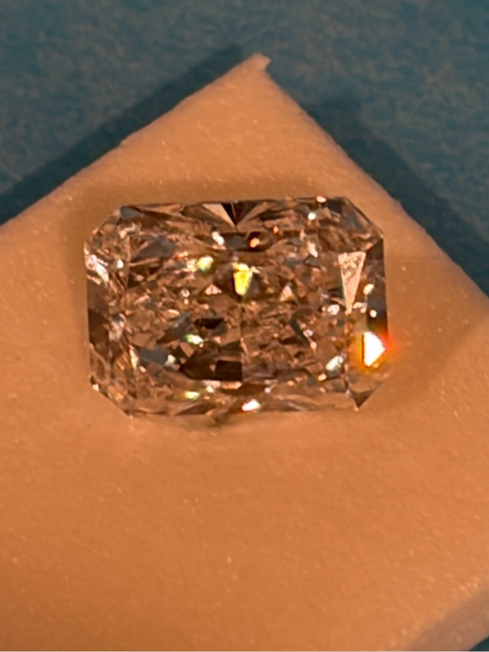 1.47carat Radiant Color E Clarity VVS2 IGI Certified Lab Grown Diamond MSRP$2255
